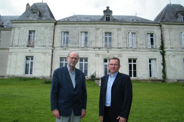 Didier Koenig, directeur et Jean-Louis Guibourt chef de travaux