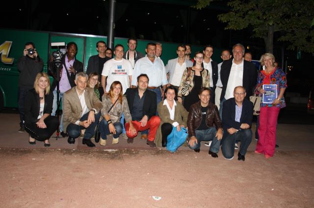 Parmi les participants de l'opération Laurent Duc, le président de l'Umih 69, Laurent Lutse président national café brasserie établissement de nuit, Pierre Chambon, président Umih Nuit 69, Jacques Chomentovski président Umih Nuit 68,  Céline Faurie-Gautie