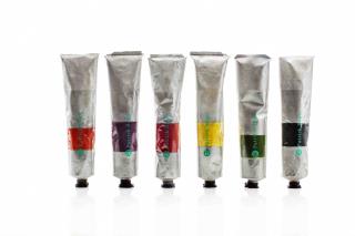 Les tubes de peinture de Patrick Roger.