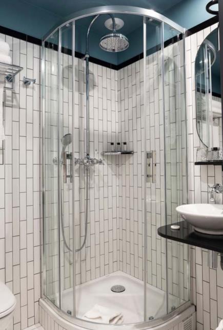 Salle de bains d'une chambre Classic Chic.