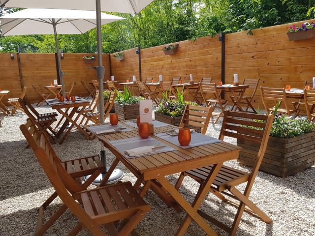 La terrasse du restaurant Les buffets du Gabriel