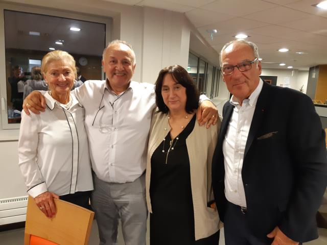 Mr et Madame Vaussion et Mr et Mdame Zerbib.