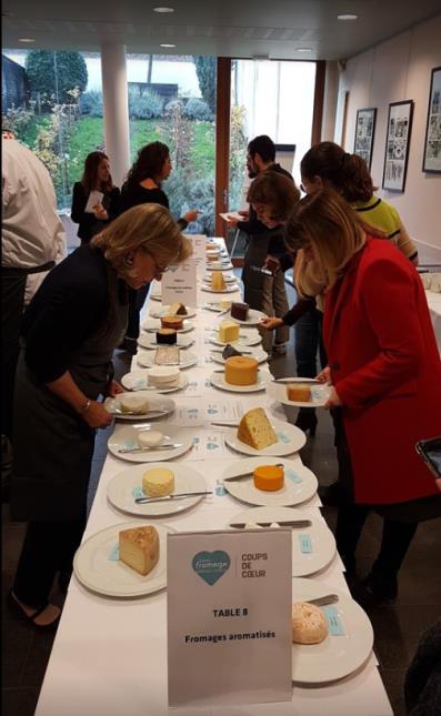 La table des fromages aromatisés