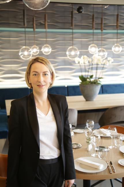 Marie Picque, la directrice de l'hôtel.