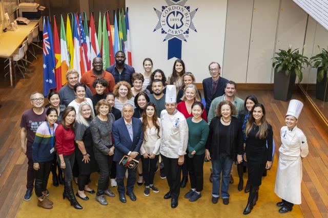 Conférence du Chef Michel Guérard à l'école Le Cordon Bleu