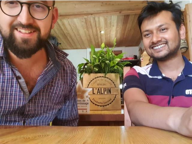 Jimmy Sarron et Rudro Bhuiyan