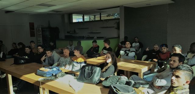 30 apprentis, futurs professionnels, impliqués dans ce qui sera leur travail de demain