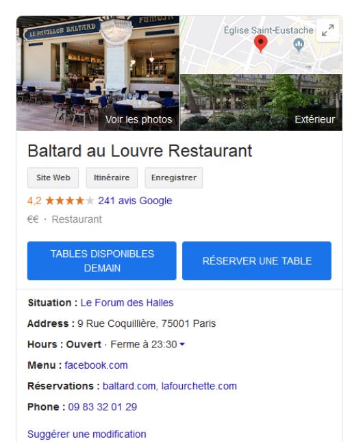 Les solutions connectées facilitent aussi l'accès à votre restaurant, grâce à la réservation en ligne