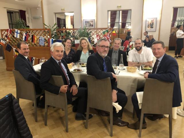 Dîner lors des Erasmus Days à l'Ecole Hôtelière de Paris – Lycée Jean Drouant