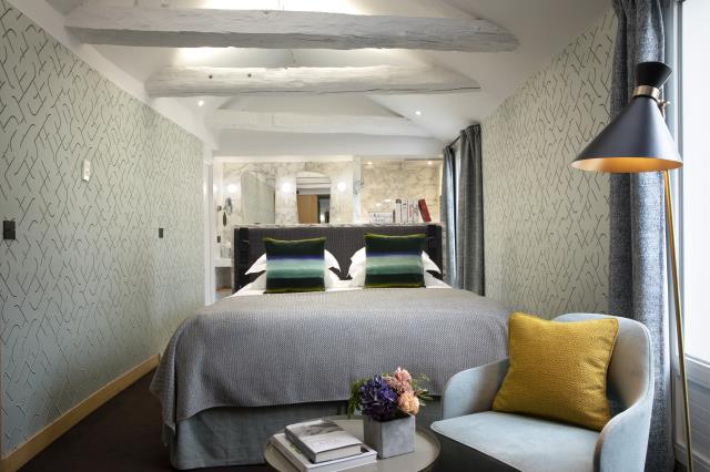 Une chambre de l'Artus Hôtel.