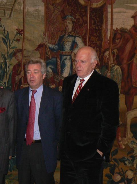 Didier Chenet et André Daguin en 2007.