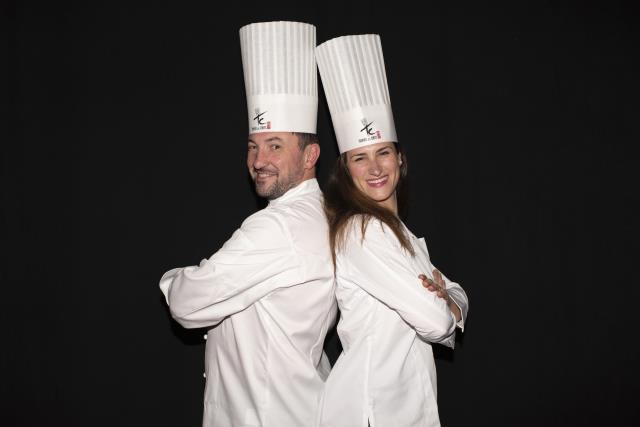 Jean-Baptiste Adam et Anaïs Villanueva, les vainqueurs de la 6e édition du Trophée des chefs.