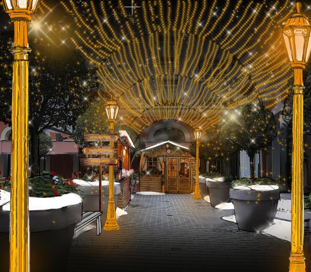 Marché de Noël et fête foraine s'installent au Royal Monceau (VIIIe).