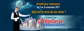 Exemple de jeu concours mis en place sur Facebook par L'Hôtellerie Restauration en 2017.