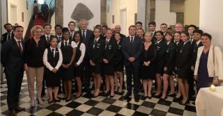 Une visite officielle phare d'Emmanuel Macron pour les étudiants réunionnais Vatel