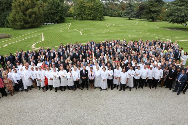 Lancement de Goût de/Good France à La Celle Saint-Cloud avec Laurent Fabius.