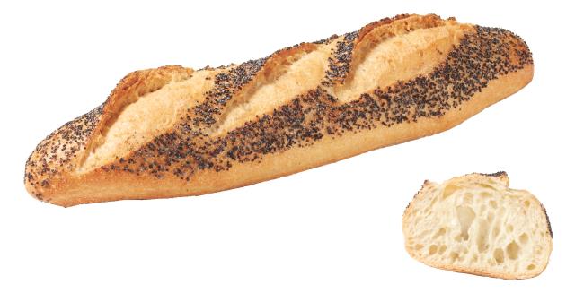 La baguettine pavot.