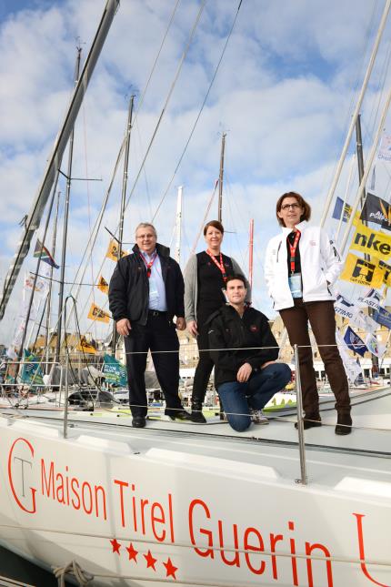La Maison Tirel Guérin a son nom sur un bateau participant à la course