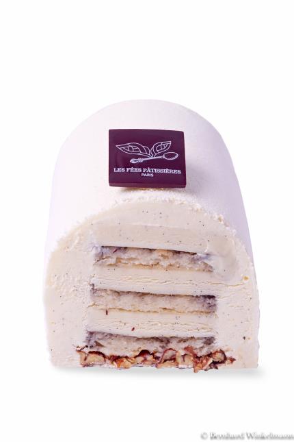La bûche à la vanille.