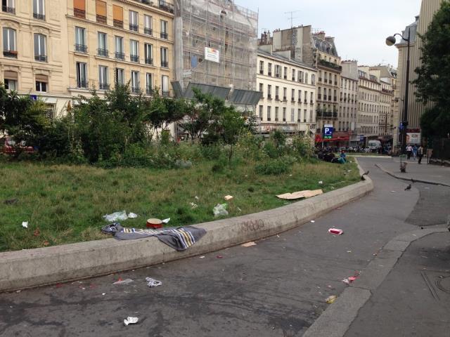 Une épouvantable saleté aux abords du Bistrot Urbain