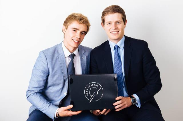 Damien Marty et Nicolas Frison, respectivement 24 et 25 ans, ont créé à Londres une entreprise innovante de room service.