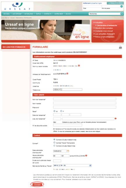 La DPAE peut être effectuée sur net-entreprises.fr, soit par saisie en ligne d'un formulaire soit par dépôt de fichier issu de votre logiciel.