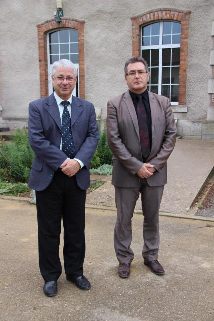 Paul-Robert Moreno, proviseur du lycée professionnel Alain Fournier à Verdun  (55), et Pascal Baumier, chef des travaux responsable de la section Hôtellerie-Restauration, accueileront les élèves en septembre 2015 dans des locaux flambants neufs.