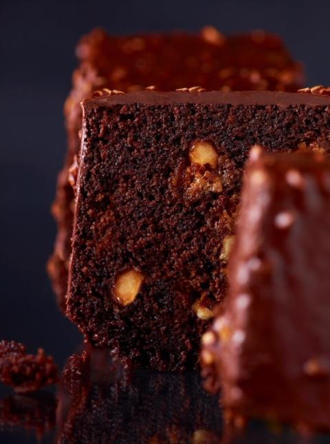 Cake chocolat & praliné.