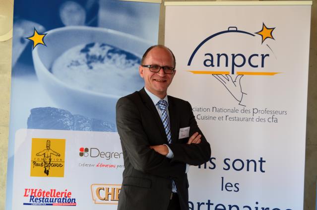 Bruno Treffel, président de l'ANPCR a défendu l'apprentissage et la rénovation des diplômes.