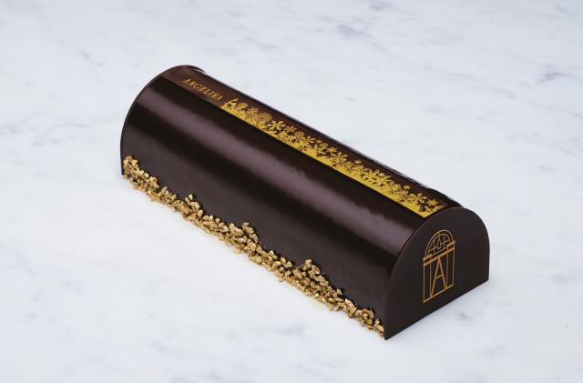 La bûche chocolat intense.