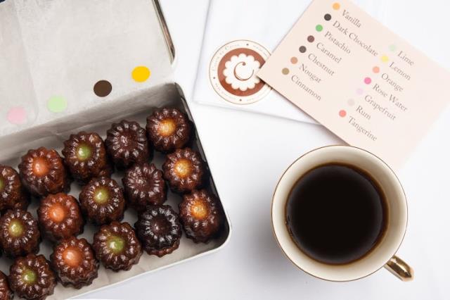 La dessert box est un conditionnement qui permet de regrouper 18 saveurs différentes.
