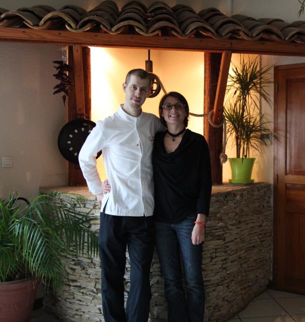 Céline Vera et Olivier Le Callet, restaurant Le Vieux Puits à Maraussan