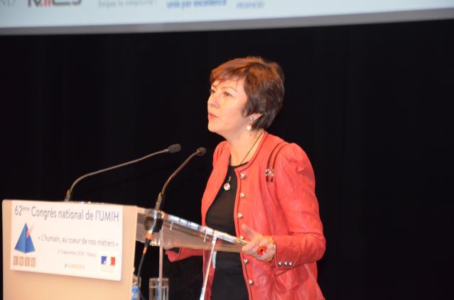 Carole Delga s'est exprimée sur de nombreux sujets face aux congressistes de l'Umih.