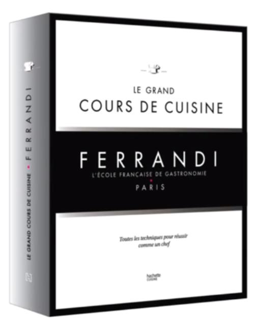 Le Grand cours de cuisine (éditons Hachette cuisine) : 143 recettes / 700 pages / 3.9 kg / 49.50 €.