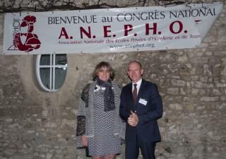 Muriel Belloir (lycée Jehanne de France, Lyon - 69) et Joseph Le Gal (lycée Sainte-Anne,...