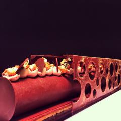 Bûche de l'hôtel Beau Rivage.
