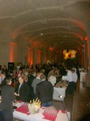 Le grand hall d'entrée du Palais des Beaux-arts de Lille brillait de tous ces feux pour le diner...