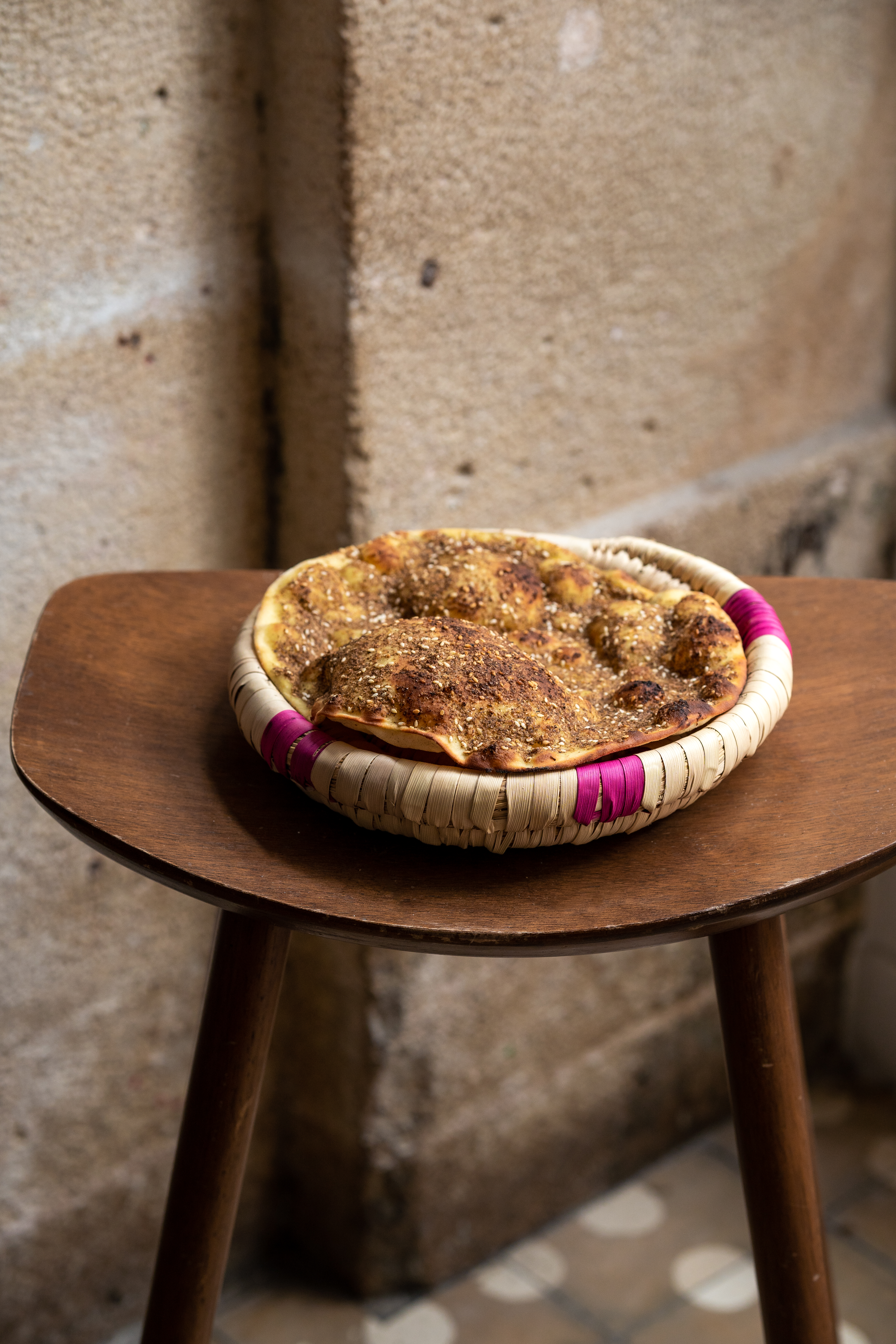 La man'ouché au zaatar