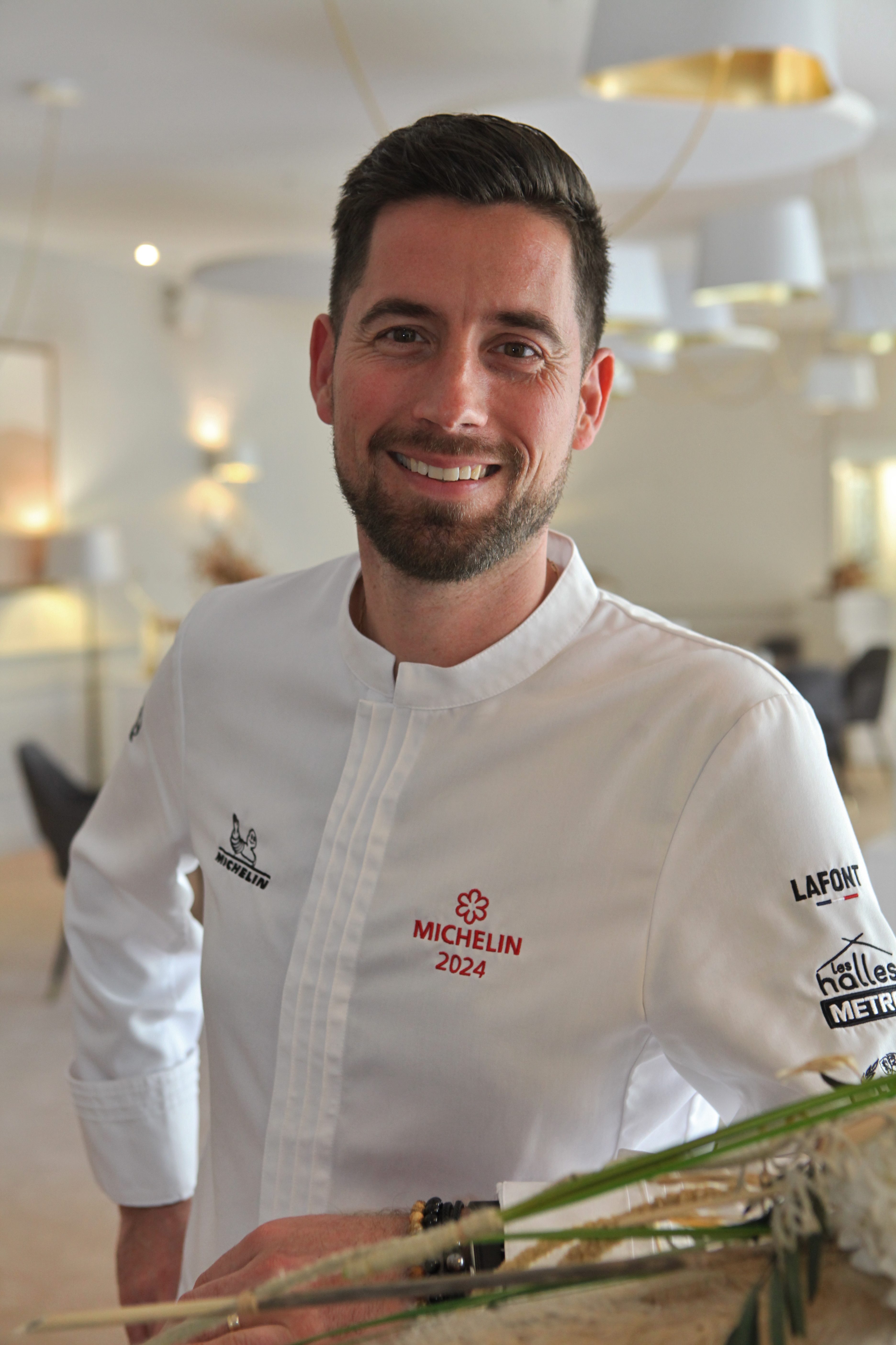 Sébastien Rath, chef étoilé de L’Auberge de Saint-Hilaire.