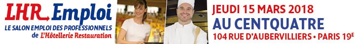 LHR Emploi - jeudi 15 mars 2018 au Centquatre - 104 rue d'Aubervilliers - Paris 19e