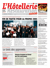 Le journal de L'Htellerie Restauration numro 2934 du 21 juillet 2005