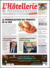 Le journal de L'Htellerie Restauration n 3022 du 29 mars 2007