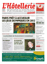 Le journal de L'Htellerie Restauration numro 2911 du 10 fvrier 2005