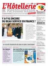 Le journal de L'Hôtellerie Restauration numéro 2922 du 28 avril 2005