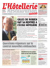 Le journal de L'Htellerie Restauration numro 2941 du 8 septembre 2005
