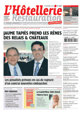 Le journal de L'Htellerie Restauration numro 2951 du 17 novembre 2005