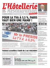 Le journal de L'Hôtellerie Restauration numéro 2953 du 1er décembre 2005