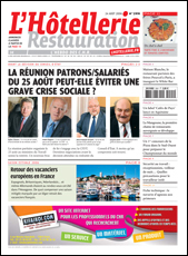 Le journal de L'Htellerie Restauration n 2991 du 24 aot 2006