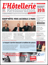 Le journal de L'Htellerie Restauration n 3001 du 2 novembre 2006