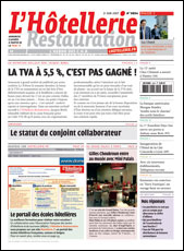 Le journal de L'Htellerie Restauration n 3034 du 21 juin 2007